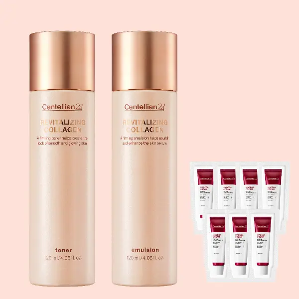 센텔리안24 리바이탈라이징 콜라겐 토너, 120ml, 1개 + 리바이탈라이징 콜라겐 에멀전, 120ml, 1개 + 마데카크림, 1ml, 7개
