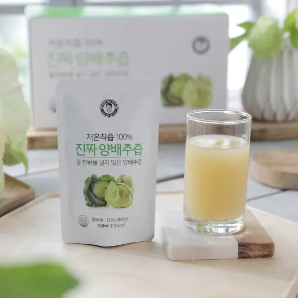 김재식헬스푸드 물 넣지않고 저온착즙한 양배추즙, 100ml, 30팩, 2박스