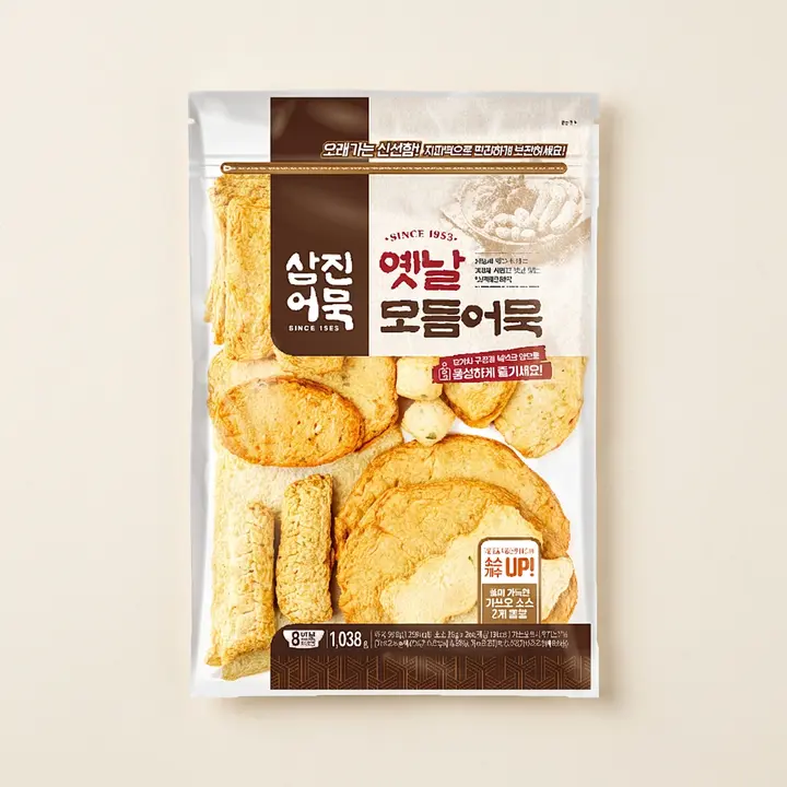 삼진어묵 옛날모듬어묵 리뉴얼, 1038g, 3개